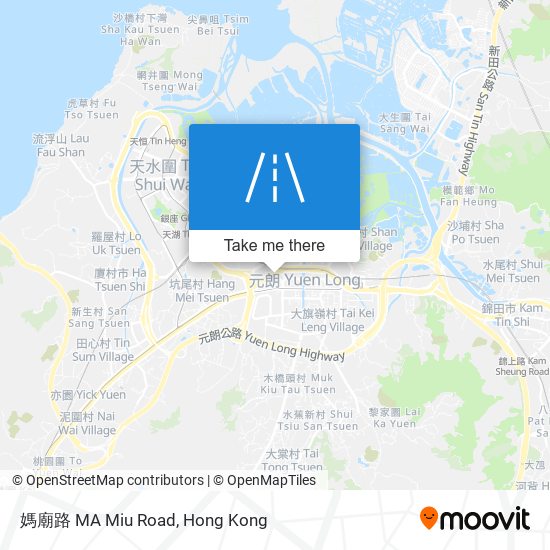 媽廟路 MA Miu Road map