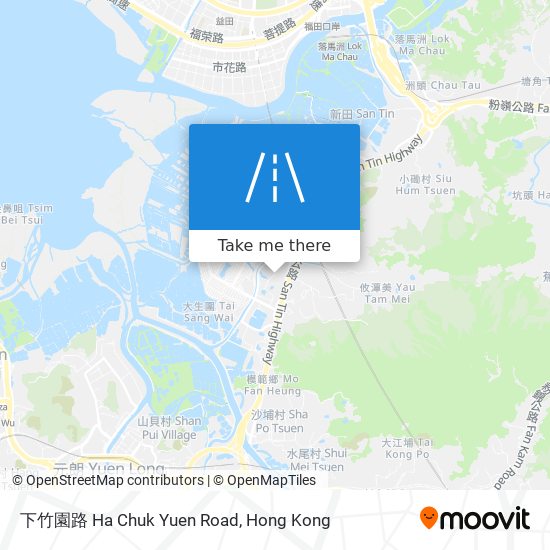 下竹園路 Ha Chuk Yuen Road map