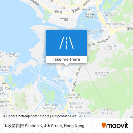 K段第四街 Section K, 4th Street map