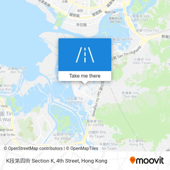 K段第四街 Section K, 4th Street map