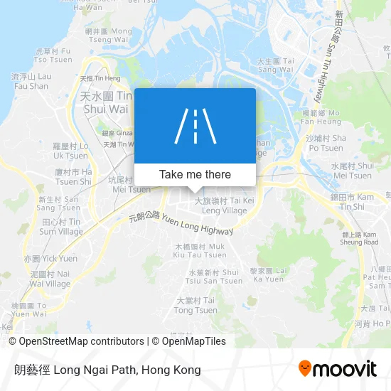 朗藝徑 Long Ngai Path map