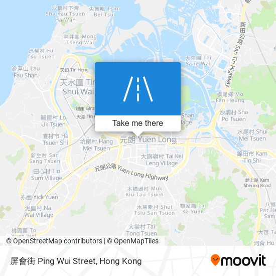 屏會街 Ping Wui Street map
