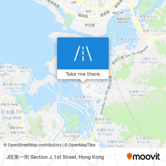 J段第一街 Section J, 1st Street map