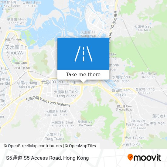 S5通道 S5 Access Road map