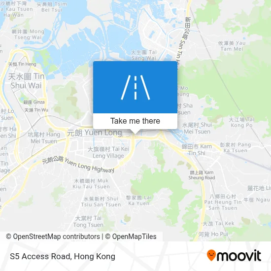 S5 Access Road map