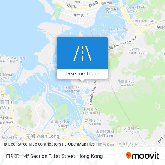F段第一街 Section F, 1st Street map