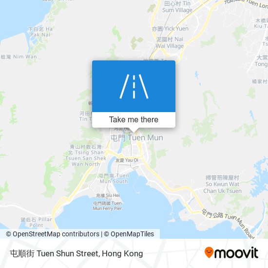 屯順街 Tuen Shun Street map