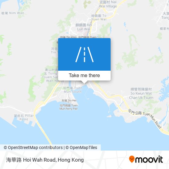 海華路 Hoi Wah Road map