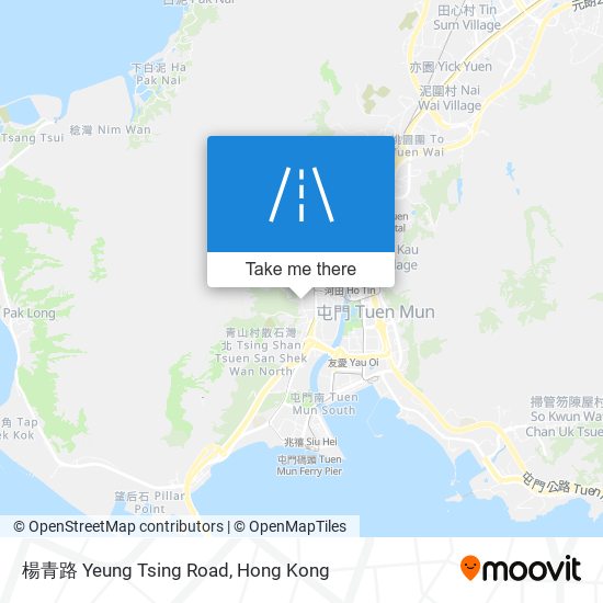 楊青路 Yeung Tsing Road map