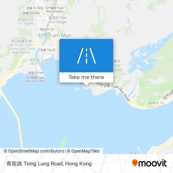 青龍路 Tsing Lung Road map