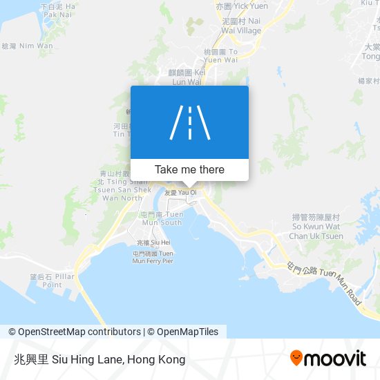 兆興里 Siu Hing Lane map