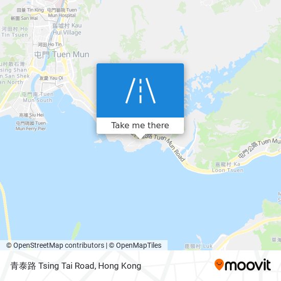 青泰路 Tsing Tai Road map