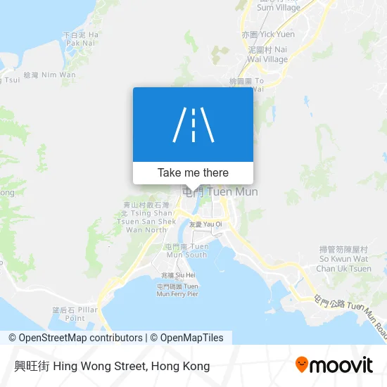 興旺街 Hing Wong Street map