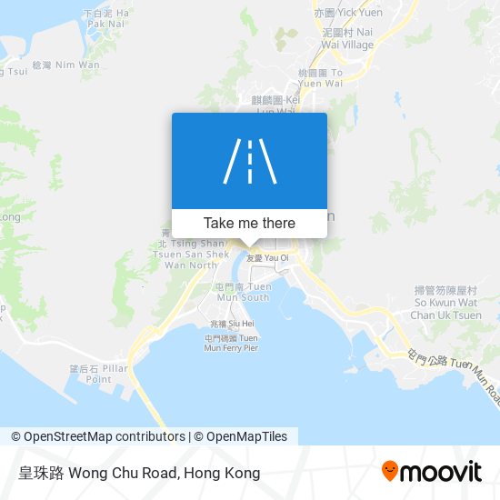 皇珠路 Wong Chu Road map