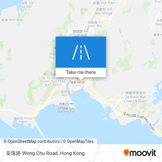 皇珠路 Wong Chu Road map