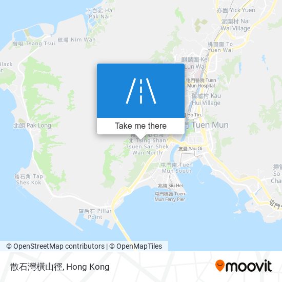 散石灣橫山徑地圖