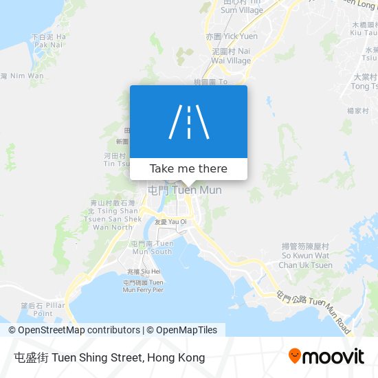 屯盛街 Tuen Shing Street map