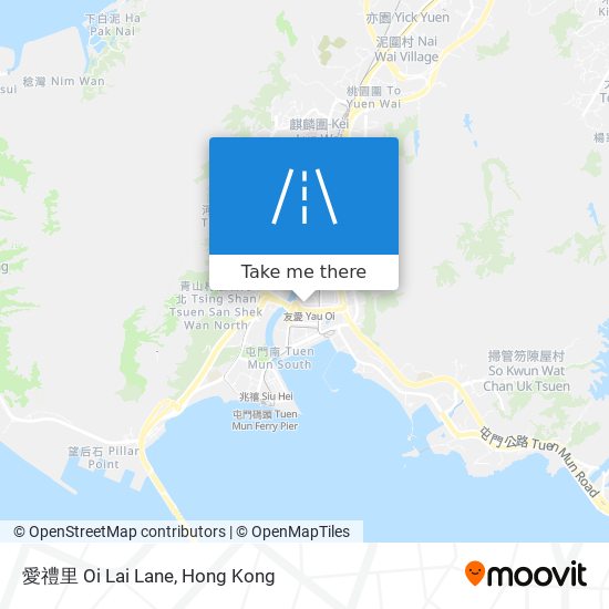愛禮里 Oi Lai Lane地圖