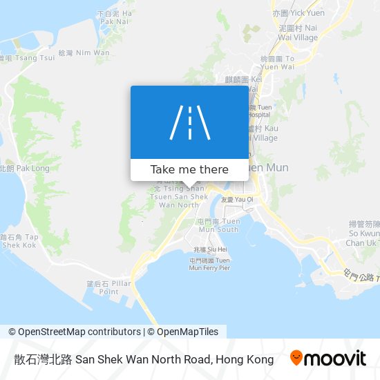 散石灣北路 San Shek Wan North Road地圖