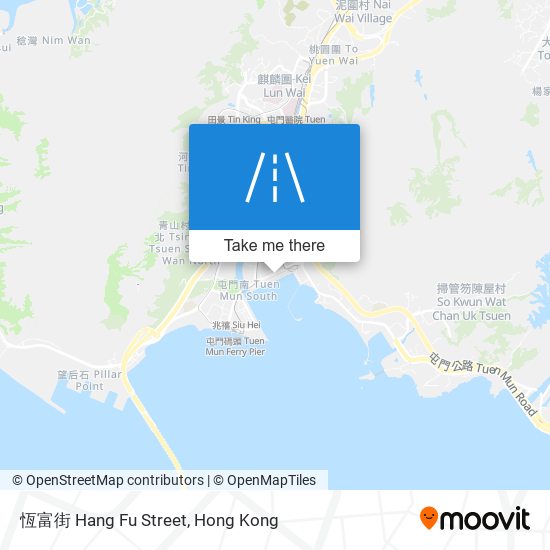 恆富街 Hang Fu Street map