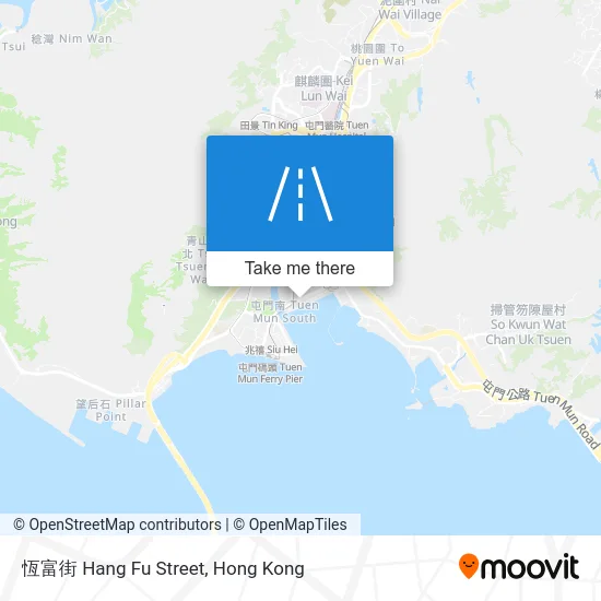 恆富街 Hang Fu Street map