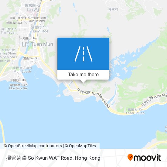 掃管笏路 So Kwun WAT Road map