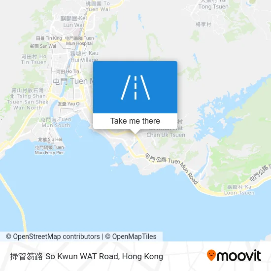 掃管笏路 So Kwun WAT Road map