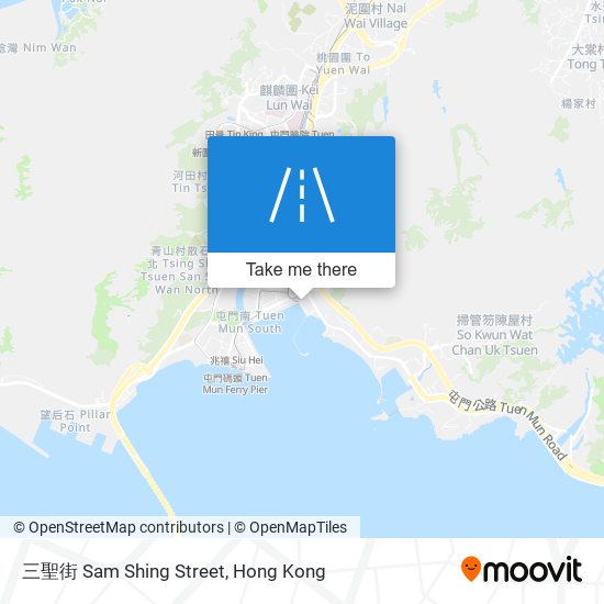 三聖街 Sam Shing Street map