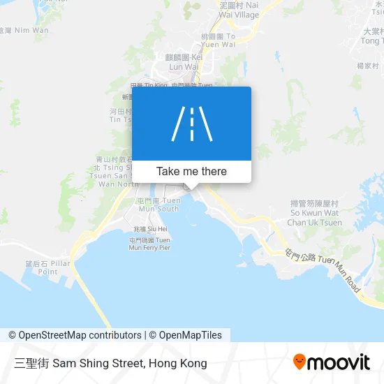 三聖街 Sam Shing Street map