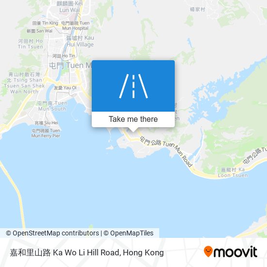 嘉和里山路 Ka Wo Li Hill Road map