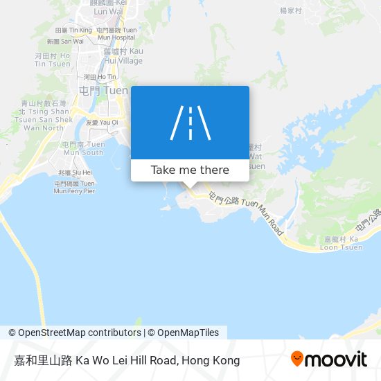 嘉和里山路 Ka Wo Lei Hill Road map