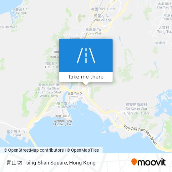 青山坊 Tsing Shan Square map