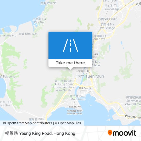 楊景路 Yeung King Road map