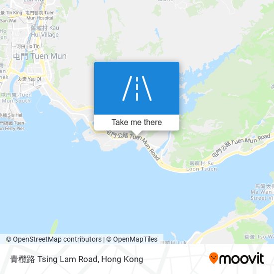 青欖路 Tsing Lam Road map