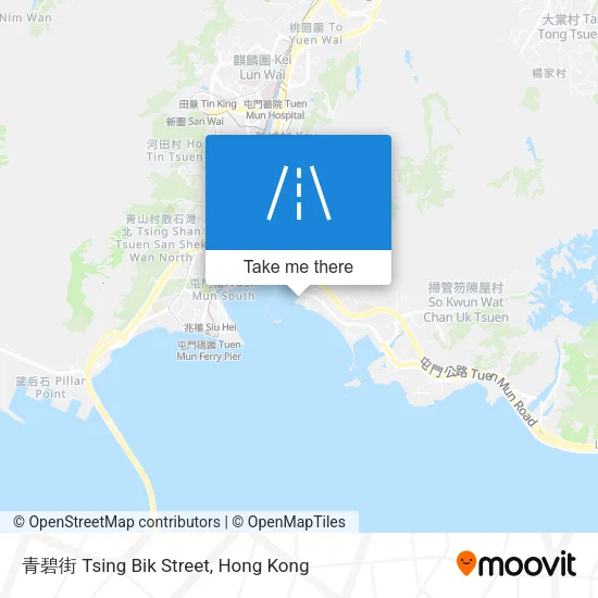 青碧街 Tsing Bik Street map