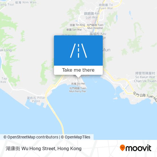 湖康街 Wu Hong Street map