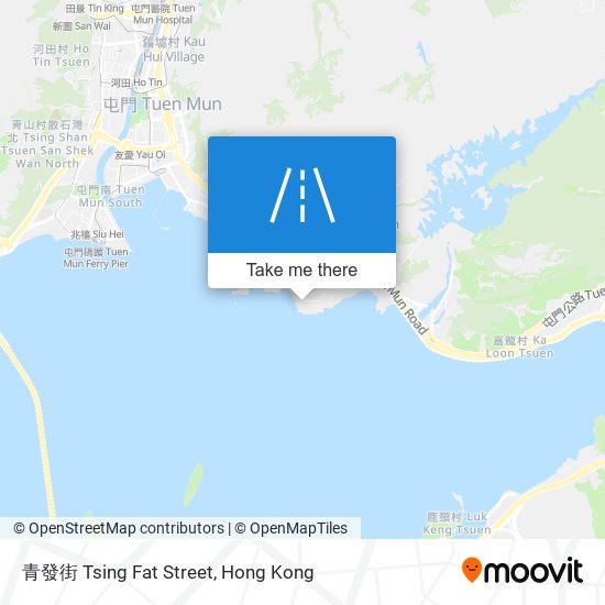 青發街 Tsing Fat Street map