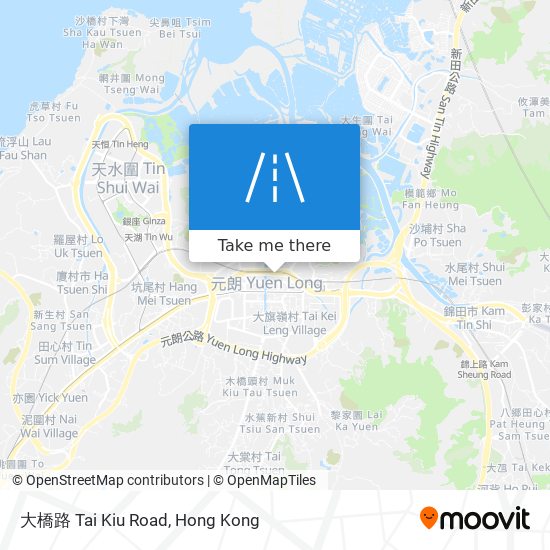 大橋路 Tai Kiu Road map