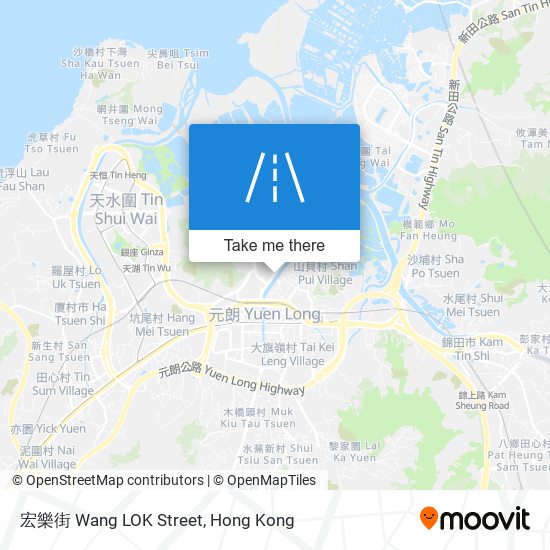 宏樂街 Wang LOK Street map