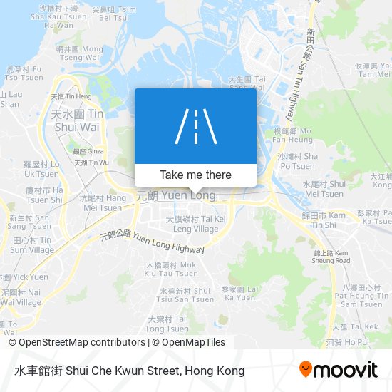 水車館街 Shui Che Kwun Street map