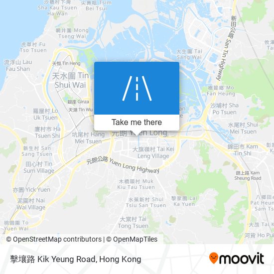 擊壤路 Kik Yeung Road map