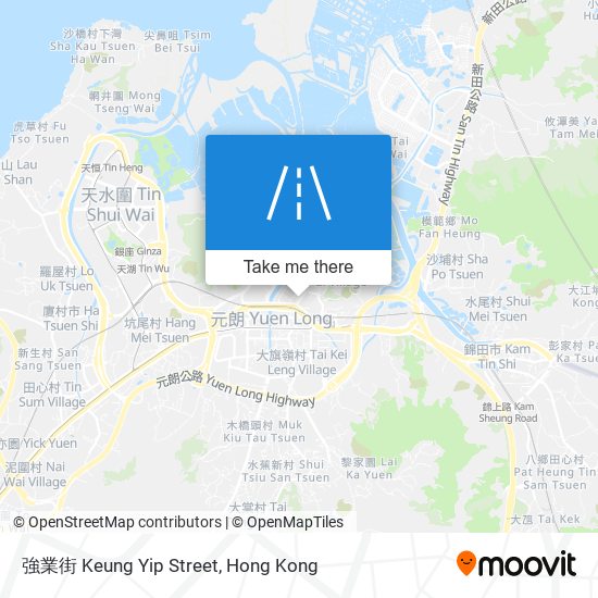 強業街 Keung Yip Street map