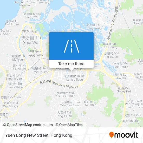 Yuen Long New Street map