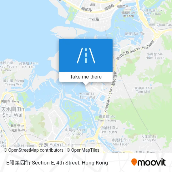 E段第四街 Section E, 4th Street地圖