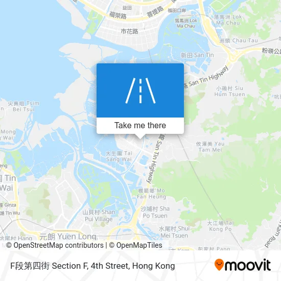 F段第四街 Section F, 4th Street map