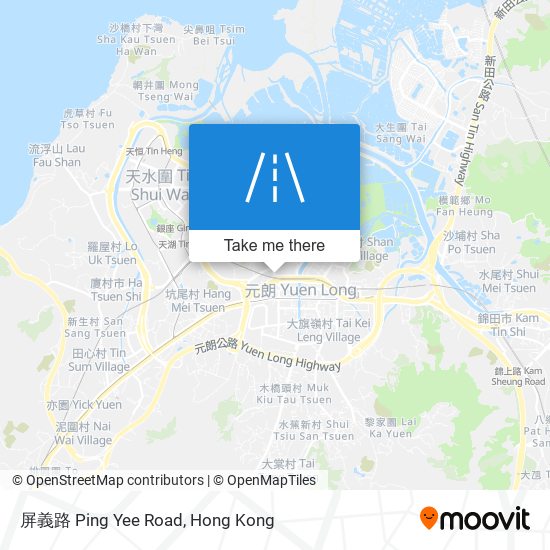 屏義路 Ping Yee Road map