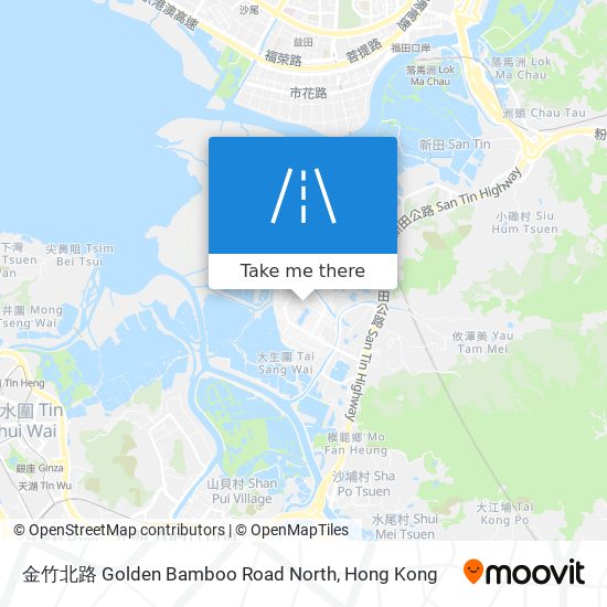 金竹北路 Golden Bamboo Road North map