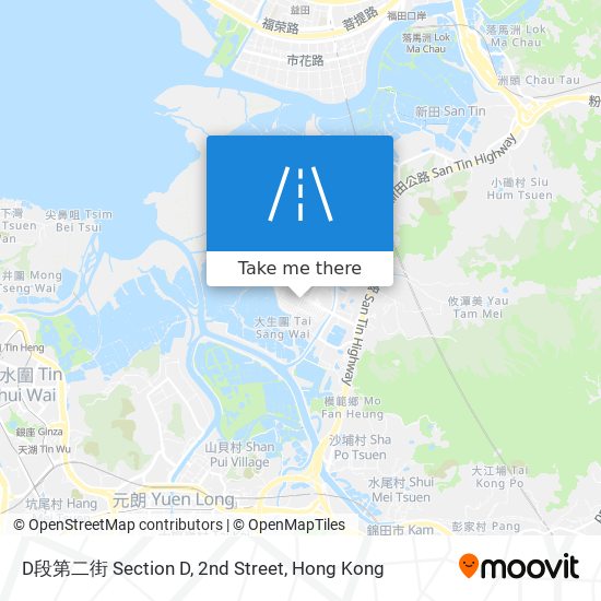 D段第二街 Section D, 2nd Street map