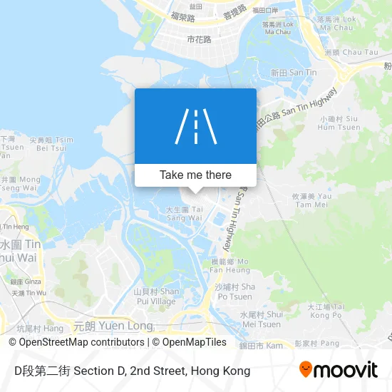 D段第二街 Section D, 2nd Street地圖