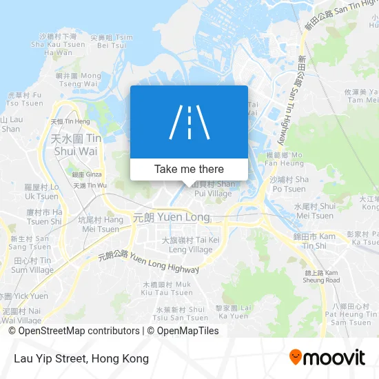 Lau Yip Street map